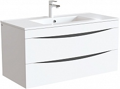 Iddis Мебель для ванной Cloud 100 подвесная белая – фотография-5